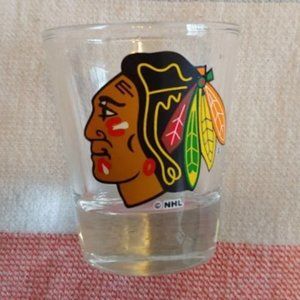 NWOT Chicago Blackhawks Glass Shot Glass